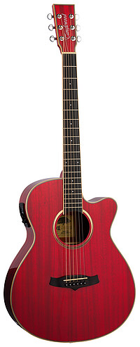 Tanglewood TW4CER Winterleaf S.​Folk Red  